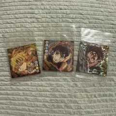 鬼滅の刃 ウエハース ステッカー 3枚セット