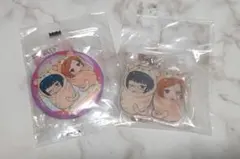 呪術廻戦 おくるみたいがー 缶バッジ チャーム◎禪院真希&釘崎野薔薇