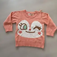 ドキンちゃん　アンパンマン　セーター　ニット