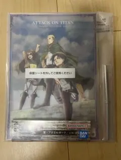 進撃の巨人 一番くじ　アクリルボード　リヴァイ　ハンジ　エルヴィン