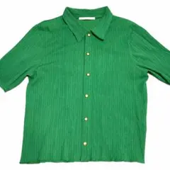 JIL SANDER ジルサンダー 半袖シャツ ブラウス グリーン 緑 34 - メルカリ