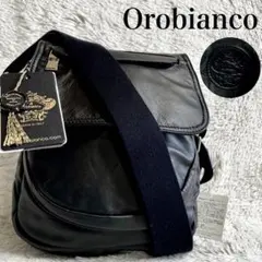 未使用 タグ付き オロビアンコ オールレザー 本革 ショルダーバッグ ポシェット