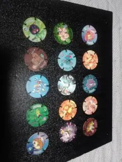 ポケットモンスター 明治 ハイパーボールチップ メンコ 7枚セット