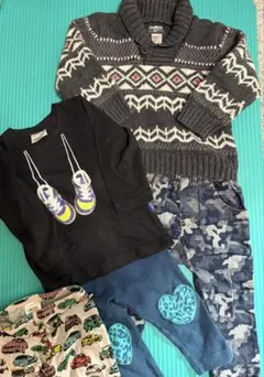 80㎝ 男の子 まとめ売り OshKosh Cody Coby レギンス ニット