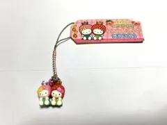 【レア】ご当地キティ　根付ストラップ　2012年　福岡限定　あまおう