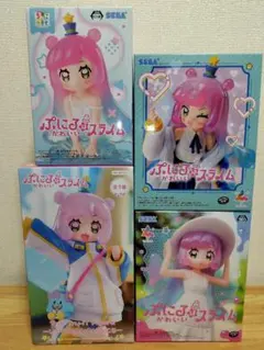 ぷにるはかわいいスライム　フィギュア　4点セット