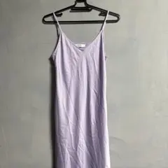 Bershka キャミワンピース ライトパープル Sサイズのサムネイル
