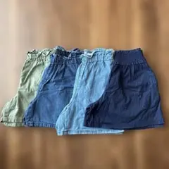GUキッズハーフパンツ 4点セット 140.150