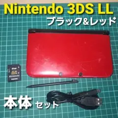 【匿名発送】 Nintendo 3DS LL Red×Black 本体