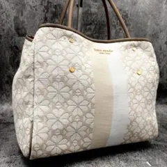 ✨️美品✨ケイトスペード エブリシング トートバッグ フラワージャガード