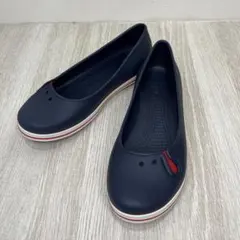 【新品】Crocs クロックス フラットシューズ ネイビー W5 22cmのサムネイル
