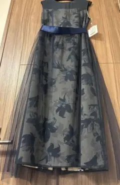 【新品】定価 3.9万円Rire Fete チュールレイヤードボタニカルドレス