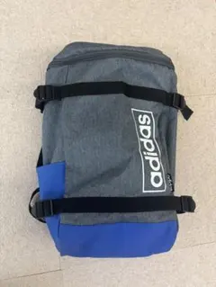 adidas リュック・バックパック グレー/ブルー