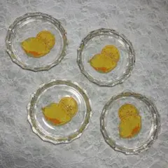【昭和レトロ】 小皿 4枚セット