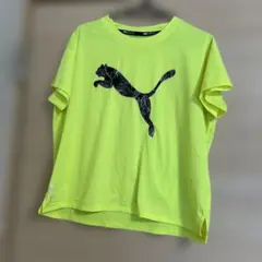 PUMA 蛍光イエロー Tシャツ M