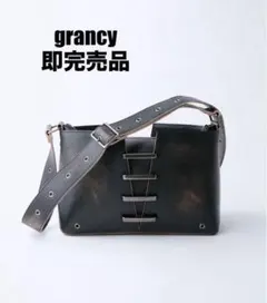 grancy バッグ黒未使用 再販無し】GRANCYショルダーバッグ黒