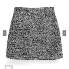 は*る様 インパン裏地付きラメシャギーミニスカート[at2208]