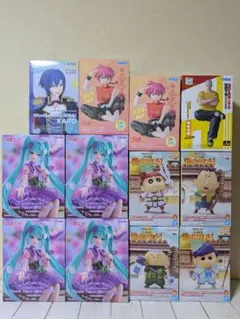初音ミク　クレヨンしんちゃん　らんま　サカモトデイズ　フィギュア　まとめ売り