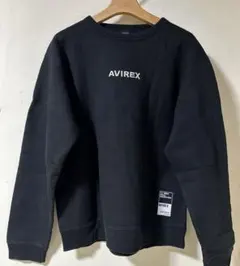 AVIREX トレーナー　BLACK サイズM
