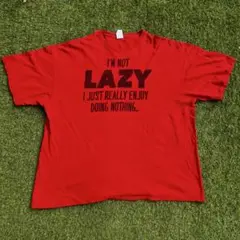 DELTA プリントTシャツ レッド 3XL y2k US archive 赤