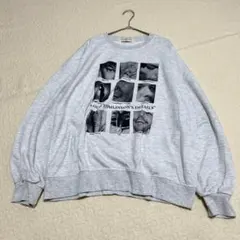 オーバーサイズ グラフィックスウェット　トレーナー　長袖　韓国製　a1865