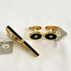 Mila Schon ミラショーン ネクタイピン カフスボタンセット 未使用品