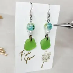 #20 ハンドメイド ピアス イヤリング 夏