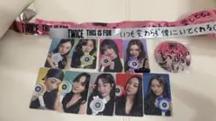 TWICE アプグレ特典 トレカ 缶バッジ 銀テ