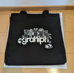 graniph ブラックパンダ トートバッグ イオン　ブラック　黒