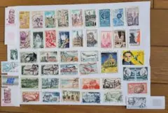 外国切手 フランス EUROPA 航空 建築 芸術 まとめ 約46枚