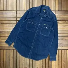 90s Wrangler ラングラー ヴィンテージ 長袖 デニム シャツ
