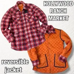 美品【ハリウッドランチマーケット】リバーシブルキルティングジャケット 日本製 S