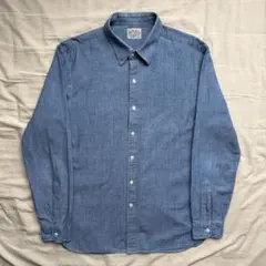 RRL シャンブレーシャツ インディゴ マチ付き ダブルアールエルのサムネイル