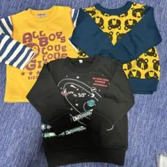 子供用トレーナーセット（宇宙・動物柄）