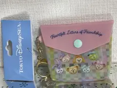 ダッフィー20周年 ハートフェルトレターズオブフレンドシップ ポーチ 1個