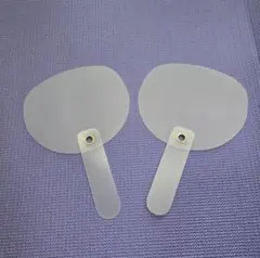 新品・プラスチックうちわ