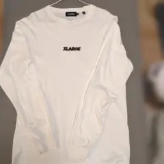 XLARGE 長袖Tシャツ Mサイズ白ホワイト無地