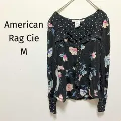 ❤値下げ歓迎 American Rag Cie 花柄ドット 長袖 カットソー Mのサムネイル