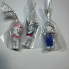 サンリオキャラクターズミニチュアチャーム　ライブキャラクター　キティ　メロクロ