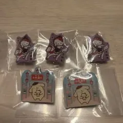 サンリオご当地ピンバッジ　江ノ島・鎌倉限定　プリン　ハローキティ　5個セット