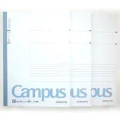 コクヨ キャンパスノート(中横罫) セミB5 B罫 50枚 1セット(3冊)