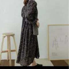 clane DRESS FLOWER PIN TUCK ONE PIECE - メルカリ