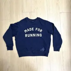 【美品】ユニクロKIDS トレーナー 130 ネイビーのサムネイル