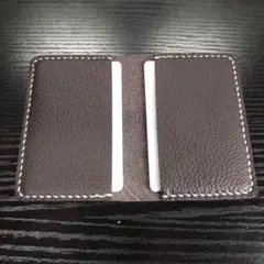 カードケース　本革　レザー　ハンドメイド