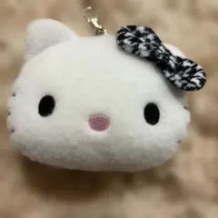 ハローキティ リボン付きぬいぐるみ パスケース