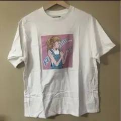 【難あり】kutir 半袖Tシャツ イラストプリント ホワイト フリーサイズ