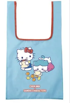 ちいかわ×サンリオ キャラクターズ　エコバッグ　ハチワレ × ハローキティ