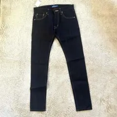 【新品タグ付】Lafayette デニム スリム スキニー 30 インディゴ