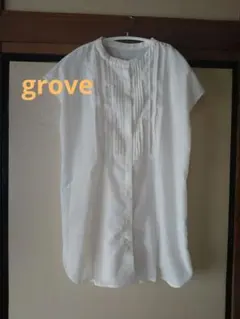 更に20%お値下げ★美品★ワールド　grove ロングシャツ　M