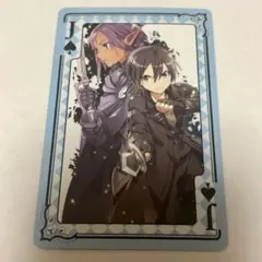 ♠︎J　キリト　ミト　SAO　ソードアートオンライン　トランプ　カード　ブロマイド
